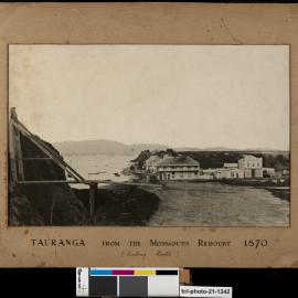 Tauranga township from Taumatakahawai (Monmouth Redoubt)