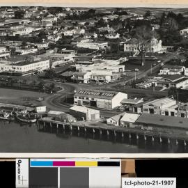 Aerial of the Strand, Tauranga