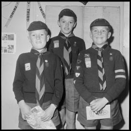 Three Ōmanu cubs went up to scouts in traditional ceremony