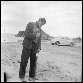 Mount Maunganui 5000 Club's new soundshell - alignment pegged out