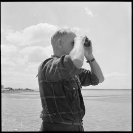 Mr Bill Denniston - watches Bay of Plenty Tanner Cup yachting