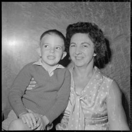  Mrs W. Watson with son Alexander. Mr Watson is master of the Firbank