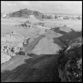 Work on Blowhole bench - Moturiki