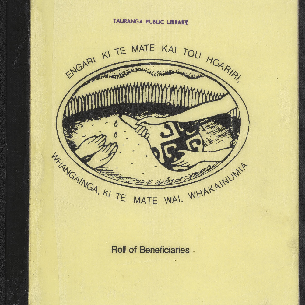 Tauranga Moana Māori Trust Board roll of beneficiaries.