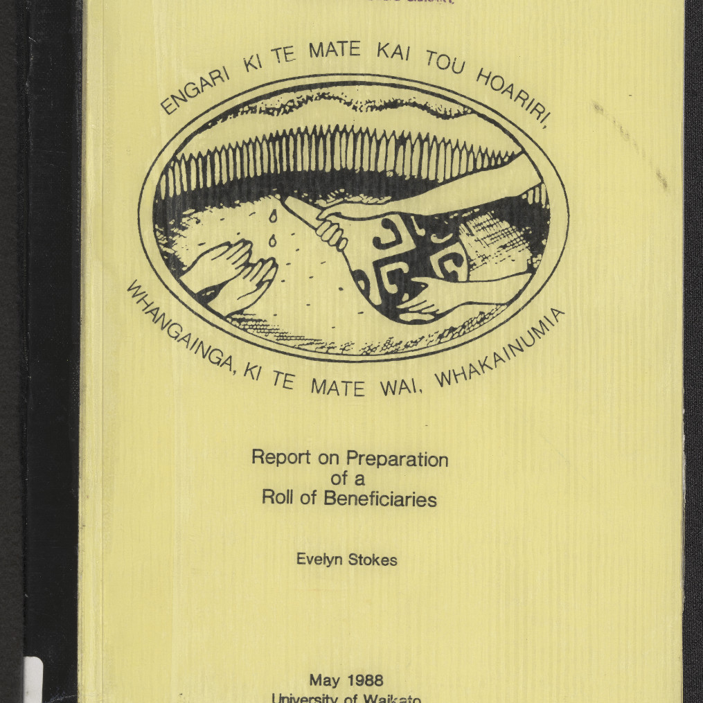 Tauranga Moana Māori Trust Board report on preparation of a roll of beneficiaries