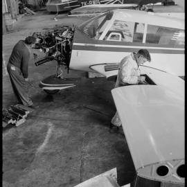 Aero Club's Piper Cherokee, annual airframe examination