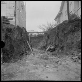 Extensions being made to Parnwell's Bakery.