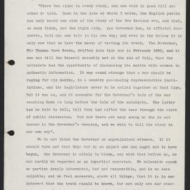 Some of the causes leading to the New Zealand War of 1860