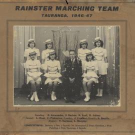 Rainster Marching Team, Tauranga 1946-47