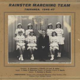 Rainster Marching Team, Tauranga 1946-47