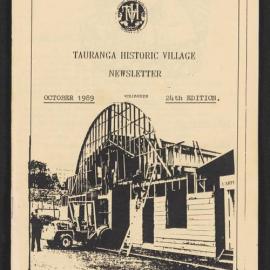 Tauranga Historic Village Newsletter, 1989 October