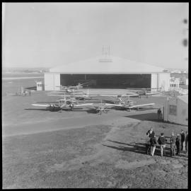 Aircraft on tarmac at Tauranga airport