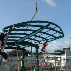 Installation of the Greerton Band Rotunda (2006)