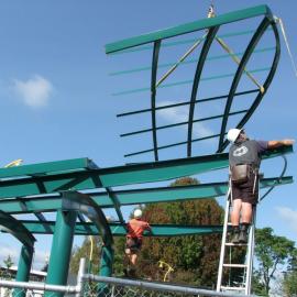 Installation of the Greerton Band Rotunda (2006)