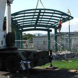 Installation of the Greerton Band Rotunda (2006)