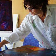 Jacqui Reynard in her Te Puke studio