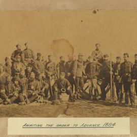 Awaiting the order to advance 1864