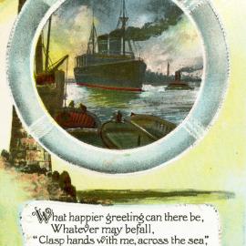 Hands across the sea c 1910s