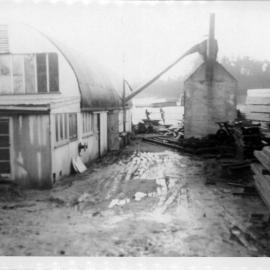 Tauranga Sash and Joinery timber yard in 1960