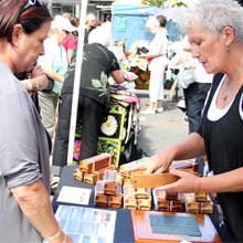 Tauranga Art Fair stalls (2011)