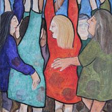 Women Holding  up the Sky by Janice Giles
