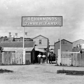 A.E.Hammond's timber yard 1900s 