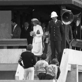 Princess Diana at the Baycourt opening (26 April 1983)