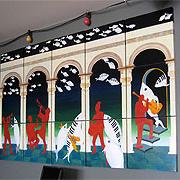 The Marble Bar mural by Linda Elliott