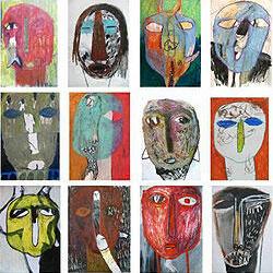 Series Tetes by Dominique Vallmitjana