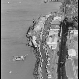 H.M. Submarine Taciturn at Tauranga Export wharf