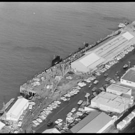 H.M. Submarine Taciturn at Tauranga Export wharf