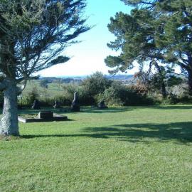 Unmarked graves rest under the sward