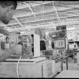 TISCO  Technician adjusts the picture tube