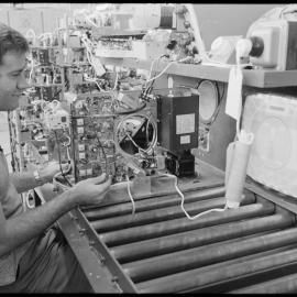 TISCO  Technician adjusts the picture tube