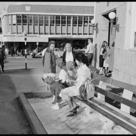 New seat outside Tauranga Post Office