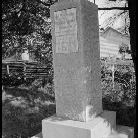 Memorial to George Vesey Stewart in Katikati Domain