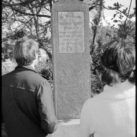 Memorial to George Vesey Stewart in Katikati Domain