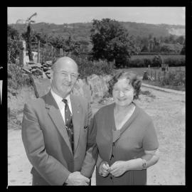 Mr George Walsh and lady