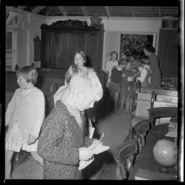 Twenty members of the Holy Trinity Church Sunday School visiting "The Elms" Mission House 
