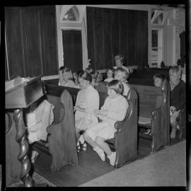 Twenty members of the Holy Trinity Church Sunday School visiting "The Elms" Mission House 