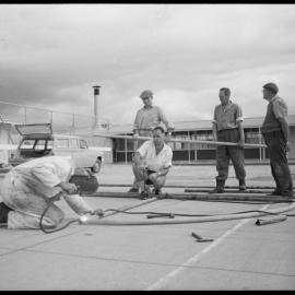 Working bee of Ōtūmoetai Intermediate School Parent-Teacher Association