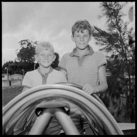 Mount News. Peter and David Lloyd of Mount Maunganui at Tauranga's Memorial Park. 