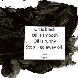 Oil is Black by Joel (Maungatapu School)