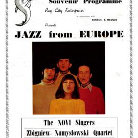Jazz from Europe (Souvenir Programme Cover)