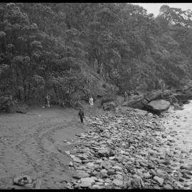 Volcanologists at Mayor Island