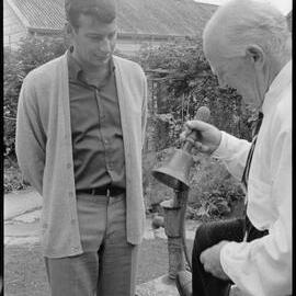 Mr Morely - Royal Automobile Club of Victoria at the Mission House with Mr Maxwell 