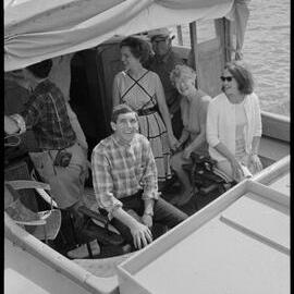 Mr & Mrs J. Morrison on cruise around harbour