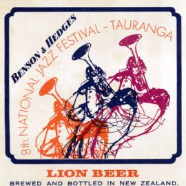 8th National Jazz Festival Advertisement with Sponsors' Names