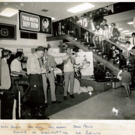 Some Jazz Musicians Playing in Woolworths