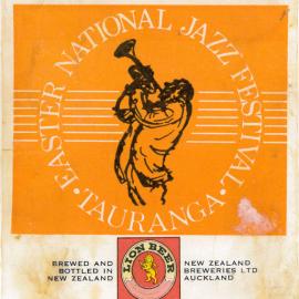 Easter Jazz Festival Advertisement with Lion Beer